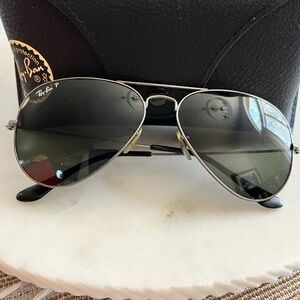 Ray-Ban Silver Frame Sunglasses